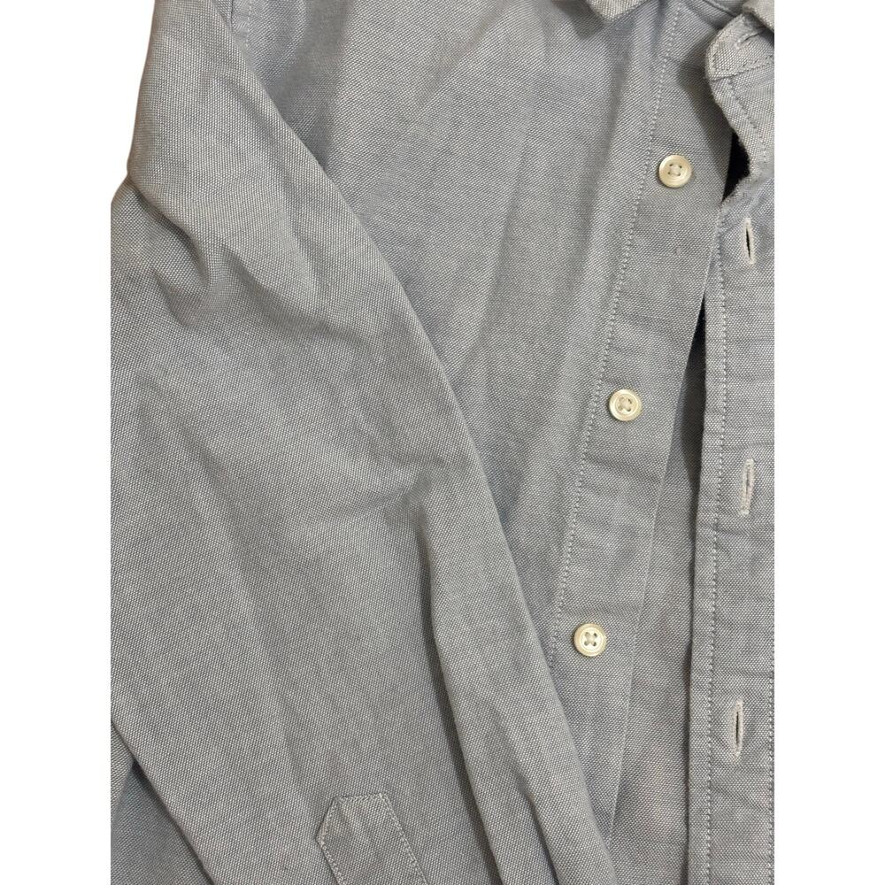 Gap Kids Oxford Button Down Shirt Blue Long Sleeve Cotton Boys Size M 8 - Picture 5 of 8